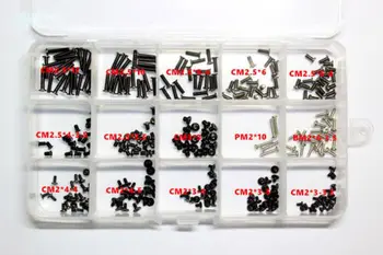 

300pcs M2 M2.5 M3 laptop back cover motherboard hard disk display repair screws Free Shipping