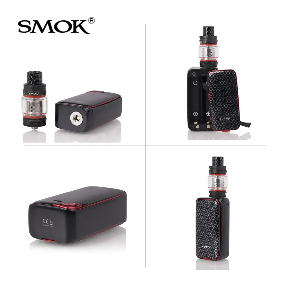 Cena Oryginalny zestaw SMOK x priv 225W z V12 Prince Tank 8ml + cewki zestaw vape do elektronicznego papierosa VS G PRIV 2 MAG I PRIV zestaw gatunkowy