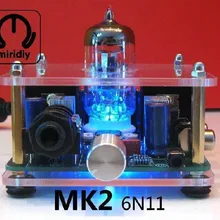 MK2 6N11 класс гибридный усилитель для наушников датчик/ламповый Предварительный усилитель