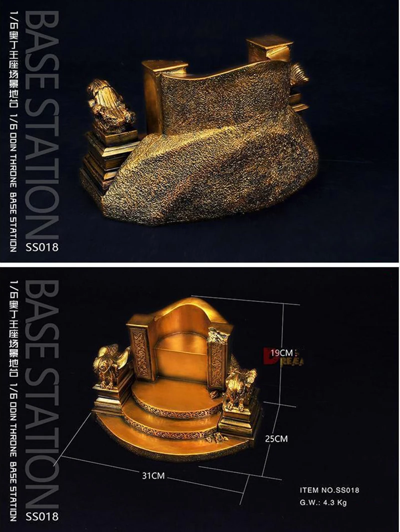 1/6 весы базовая станция Золотой трон SS018 Дисплей сцены аксессуары для 1" фигурка модель игрушки