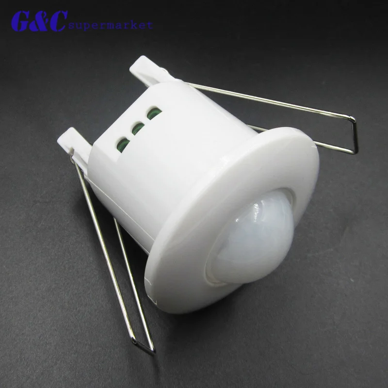 360 Degree Mini Infrared PIR Detection IR Ceiling Wall Recessed Motion Sensor Detector Auto Light Switch 220v motion sensor