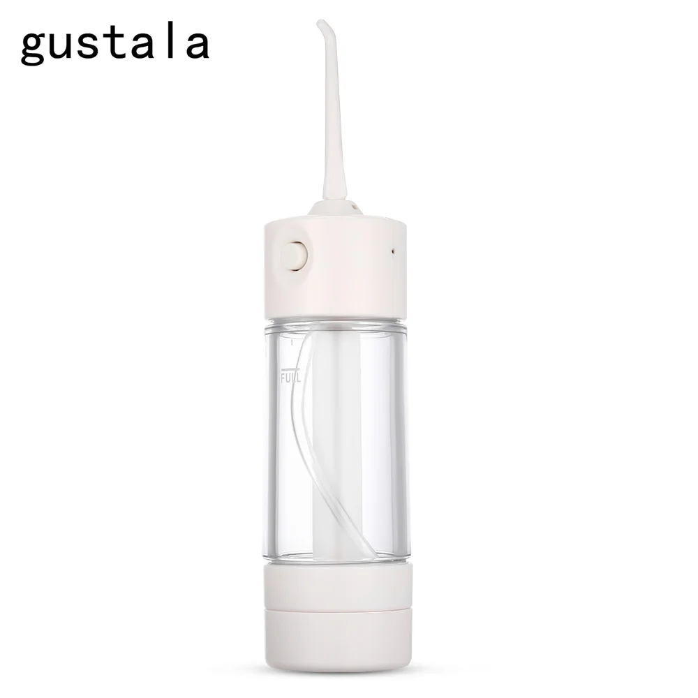 

Gustala 130ML Capacity Portable Manual Oral Irrigator Water Flosser Dental Spa Irrigation Dental Flosser Oral Hygiene For Family
