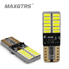 10x 800LM-1000LM T10 W5W 24Led 4014 SMD чип Canbus автомобильный номерной знак Купол Карта поворот Singal светильник белый/синий/голубой/красный