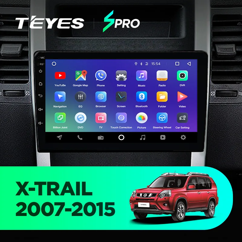 Sale TEYES SPRO Car Radio Multimedia DVD Video Player Navigation GPS Android 8.1 4G For Nissan X-Trail XTrail X Trail T32 T31 Qashqai 1