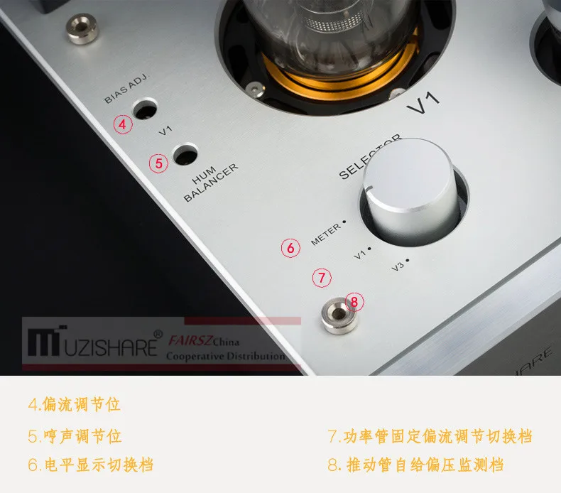 Muzishare X20 Hi-Fi стерео 300B Push 845 ламповый усилитель класса A одиночные силовые усилители новая версия