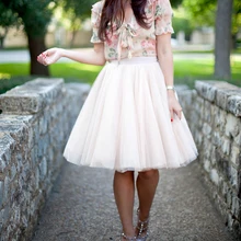 Женская фатиновая юбка, Женская кружевная тайная бежевая юбка до колен, юбка-пачка для девочек размера плюс, Тюлевая юбка, s 5XL XXXXL, на заказ