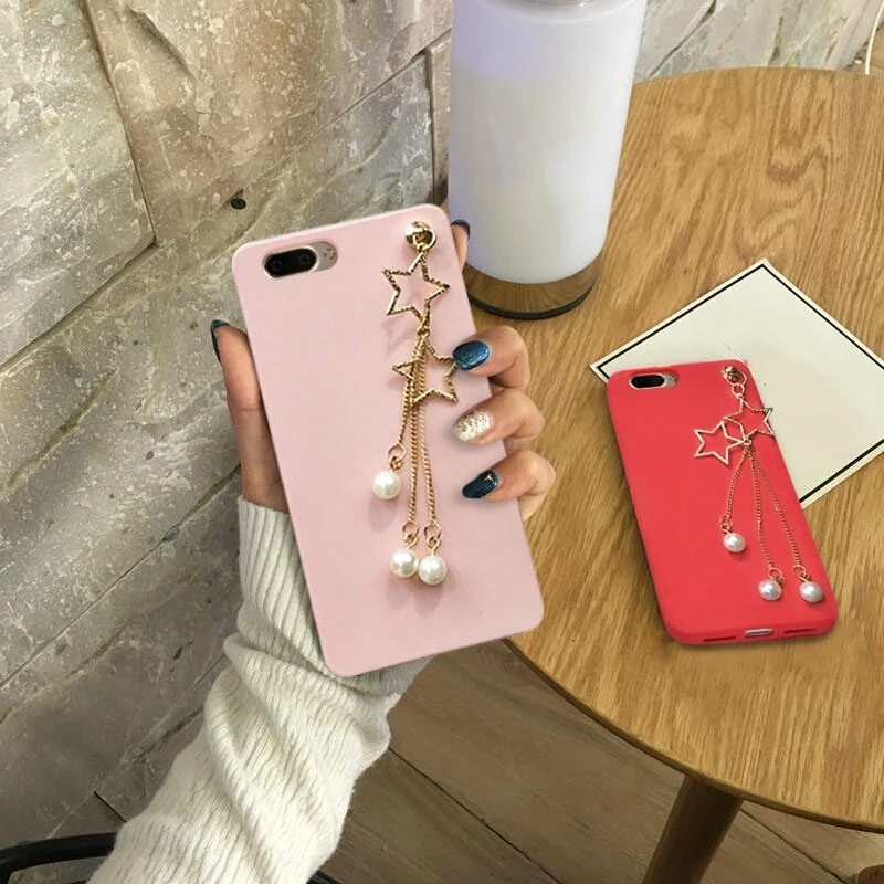 XINGYUANKE 3D чехол для Xiaomi Redmi 6 Pro Чехол роскошный жемчуг звезда кулон Coque 6A мягкий