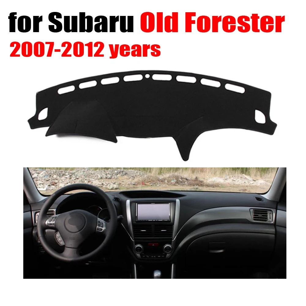 RKAC приборной панели автомобиля чехлы для Subaru старый Форестер 2007-2012 лет
