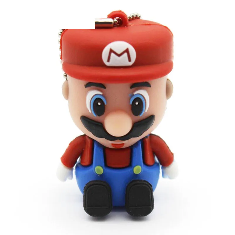 JASTER Super Mario USB флеш-накопитель, флеш-накопитель, мультяшная флешка, 4 ГБ/16 ГБ/32 ГБ/64 ГБ, карта памяти, u-диск, модный подарок - Цвет: B