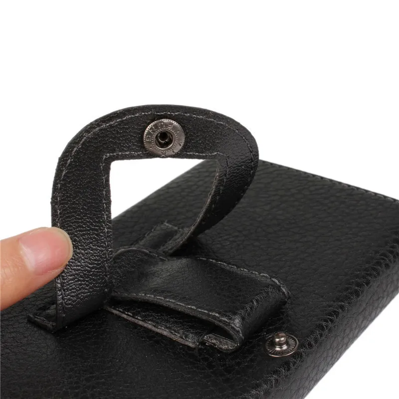 Горизонтальная спортивная сумка чехол для телефона с зажимом для ремня поясная сумка-кобура кожаный чехол для sony Xperia XZ2 XZ3 Premium XA1 XA2 Ultra