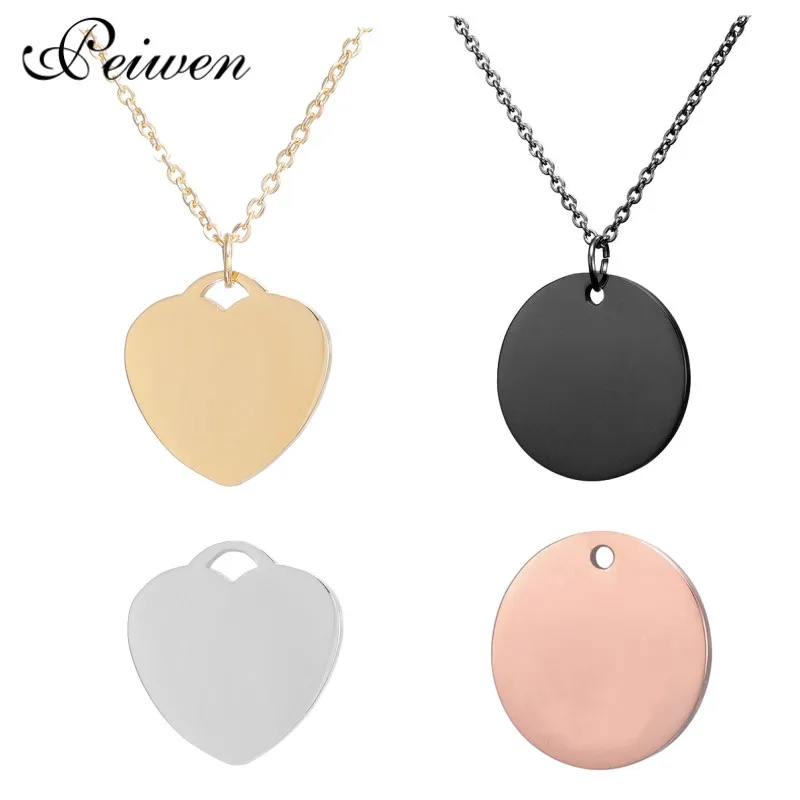 

Customized Necklaces Engrave Any Name Stainless Steel For Women Men Necklace Gold Silver Chain Necklace & Pendant DIY Jewelry