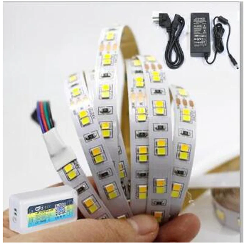 

ow color temperatureWiFi alexa Controller WW CW Color Temperature Adjustable24V 5M 10M Dual Color SMD2835 CCT LED Strip Light