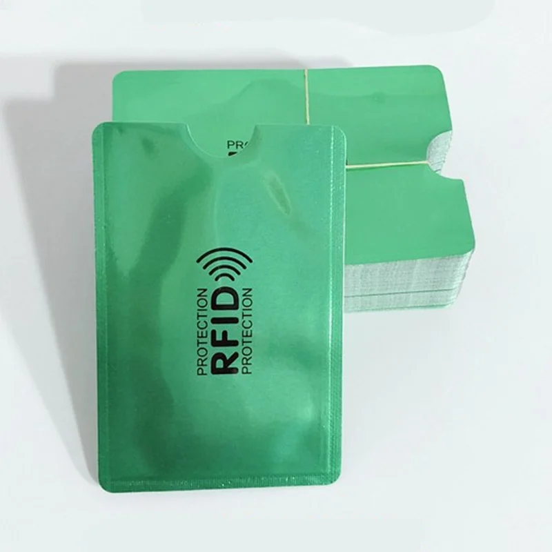 2 шт Анти Rfid NFC кошелек Блокировка ридер замок банк держатель для карт Id банковский чехол для карт Защита металлический кредитный держатель для карт Алюминий