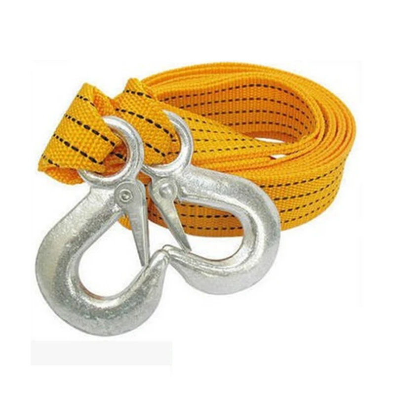 

4 Tons 3 Meters Fluorescent Nylon Tow Rope Strong Tensile Car Emergency Tow Rope Toughness High Strength High Durability