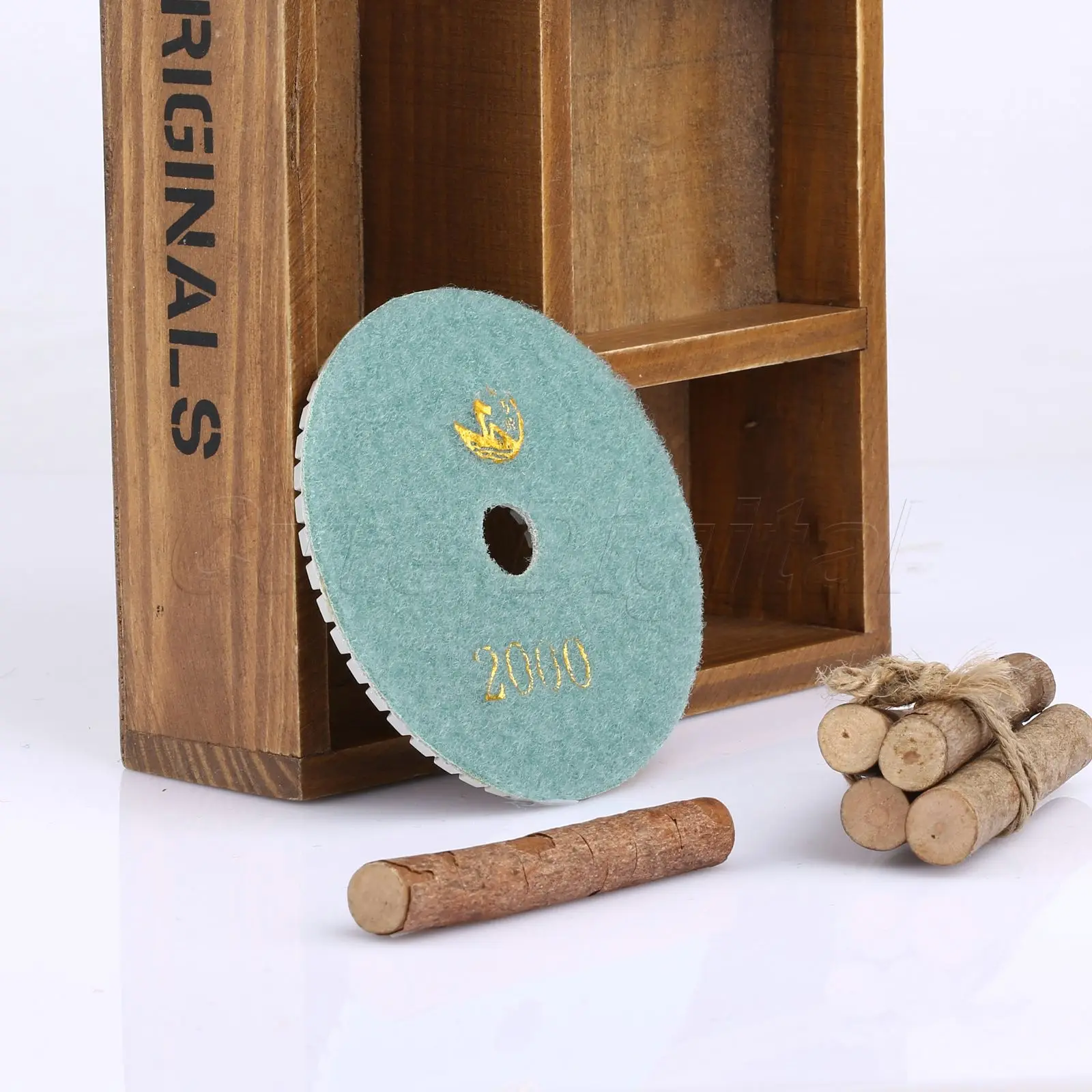 1pc Dremel Accessories 100mm Polishing Pads Disc Wet/Dry Granite Concrete Marble Sander Pad for