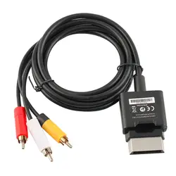 1,8 м Аудио Видео AV RCA видео композитный кабель Шнур для Xbox 360 тонкий геймпад