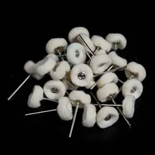 30 шт./лот зубные полировальные колеса из шерсти и хлопка полировальные инструменты Prophy Кисти полировальные инструменты для вращающихся инструментов Полировка ювелирных изделий 2,35 мм