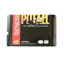 Ловушка Майя Приключения 16 бит MD карточная игра для sega Mega Drive для sega Genesis