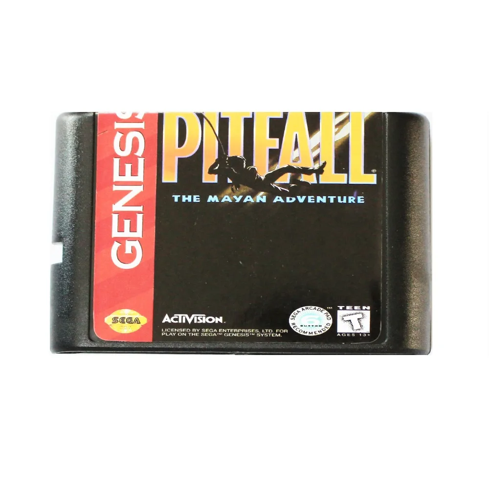 

Pitfall The Mayan Adventure 16 bit MD Game Card For Sega Mega Drive For SEGA Genesis