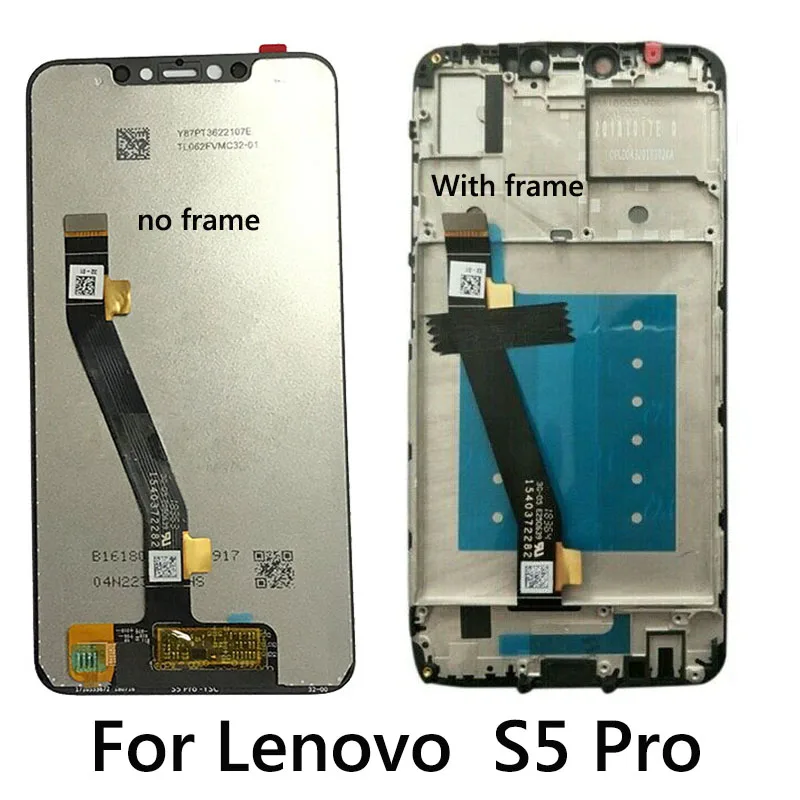 

Display For Lenovo S5 Pro GT L58091 L58041 LCD Display with Touch Screen Digitizer Assembly 100% Tested