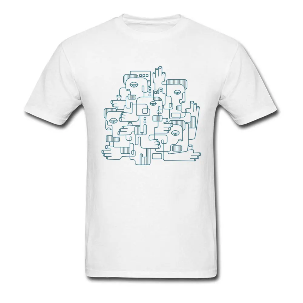 Tribal Ways Funny Tops & Tees Short Sleeve for Men Pure Cotton ostern Day O Neck T-shirts Birthday Tee-Shirt New Coming Tribal Ways white