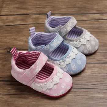 

Spring and Autumn Fashion Female Baby Comfort Princess Shoes Soft bottom Lace Embroidered Shoes Baby Toddler Shoes