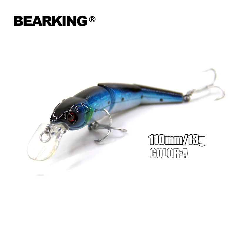 Hot model 5pcs/lot Bearking fishing lures minnow Hard baits mixed colors Tsurinoya quality seaknight shad. 11cm/13g Trulinoya