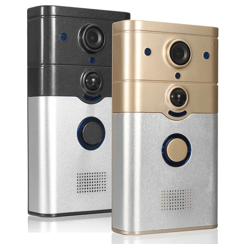 

Safurance 720P HD WiFi Wireless Doorbell Video Camera Phone Ring Security Camera Monitor Intercom Access Control