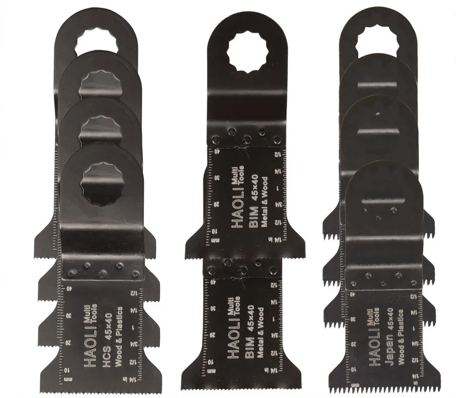 10 pcs 45mm HCS Bi metal Oscillating multi tool Saw Blades accessories