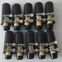 10 комплектов мундштук саксофона сопрано и Лигатура и колпачок