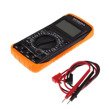 

1 Set DT9205A hFE LCD Display Digital Multimeter AC/DC Ammeter Resistance Capacitance Transistor Tester Diagnostic-tool