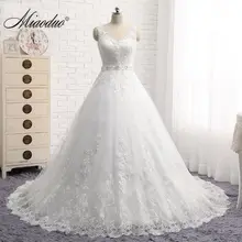 Винтажное Vestido De Noiva, дизайн, ТРАПЕЦИЕВИДНОЕ, кружевное,, v-образный вырез, расшитое бисером, с поясом, свадебные платья без спинки, trouwjurk, свадебное платье, горячая Распродажа