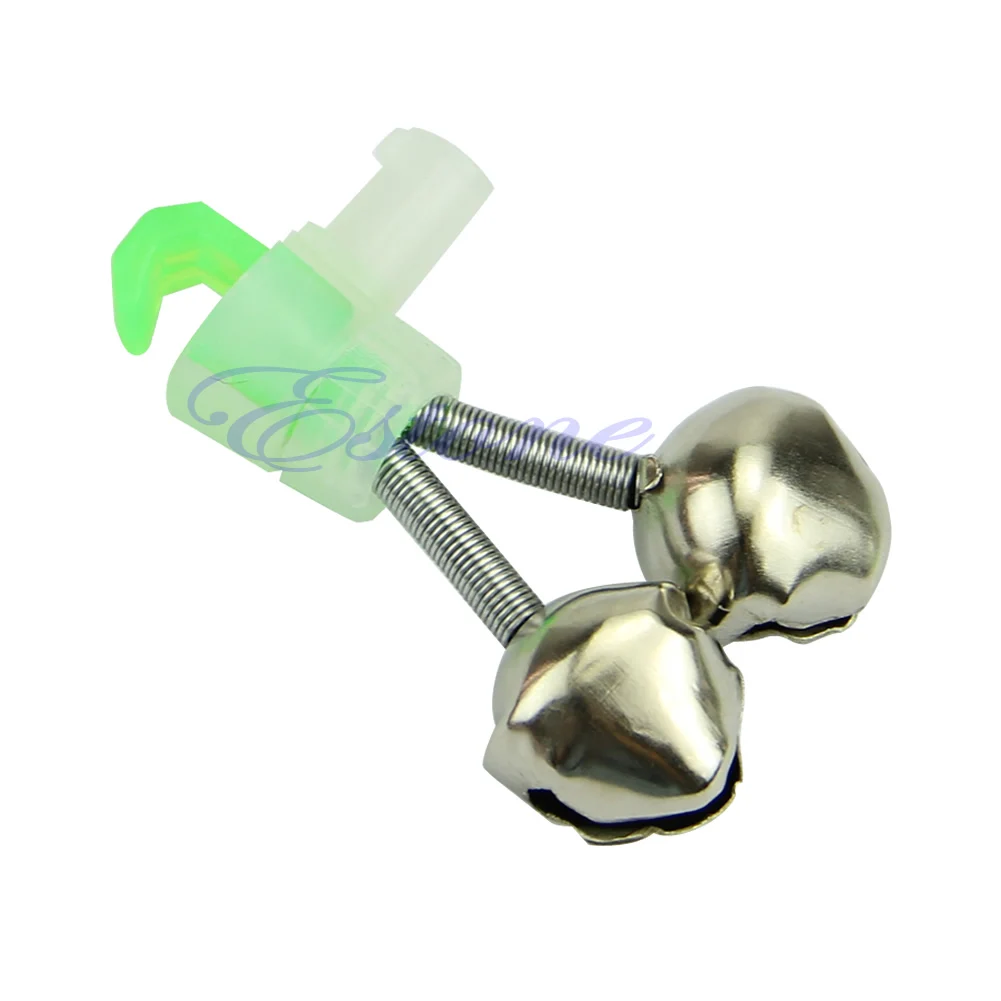 

10pcs/lot Fishing Rod Tip Twin Bells Ring Fish Bait Alarm Drop Shipping Support