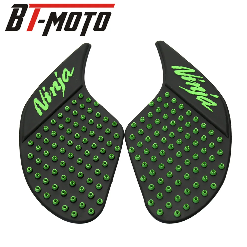 Черный для Kawasaki NINJA 250 300 2013 протектором против скольжения Танк Pad Стикеры газа Колено сцепление тяги сбоку 3 М наклейка