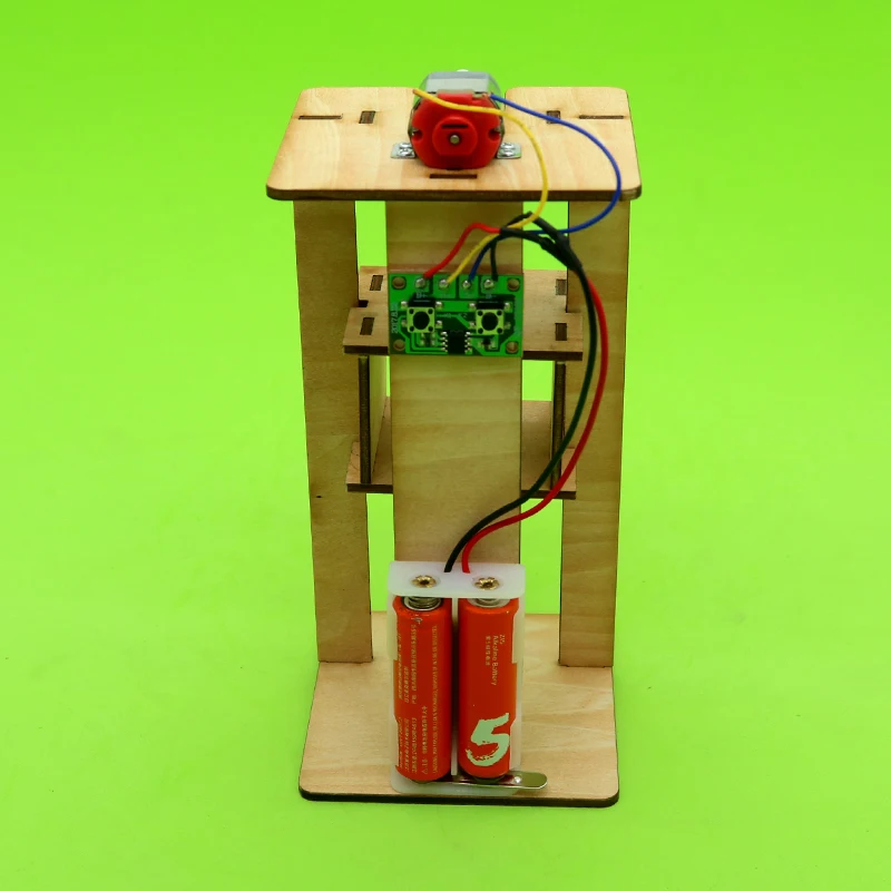 Happyxuan DIY электрическая подъемная лебедка детский набор юного ученого наборы для