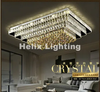 

2017 New Arrival Modern Crystal LED Ceiling Light Fixture K9 Crystal Ceiling Lamp for Hallway Corridor AC 100% Guaranteed