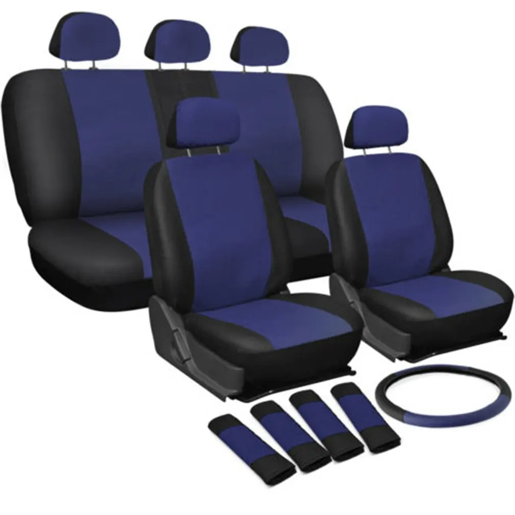 

New Breathable Faux Leather Car Seat Cushion Non-Rolling Up Vehicle Car Seat Cover