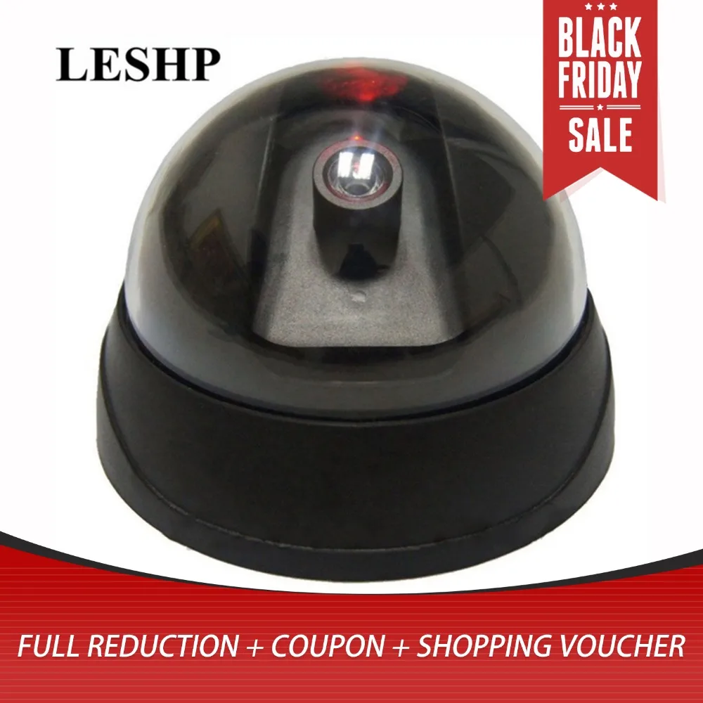 

LESHP Dummy Camera Video Surveillance For Home Fake Camera Simulated video Indoor/Outdoor IR Led Dome Camera