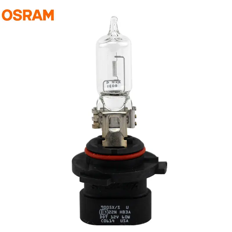 

OSRAM HB3A 9005XS 12V 60W 3200K P20d ORIGINAL Line Headlight Driving Light Car Halogen Lamp Fog Bulb Free Shipping 1X