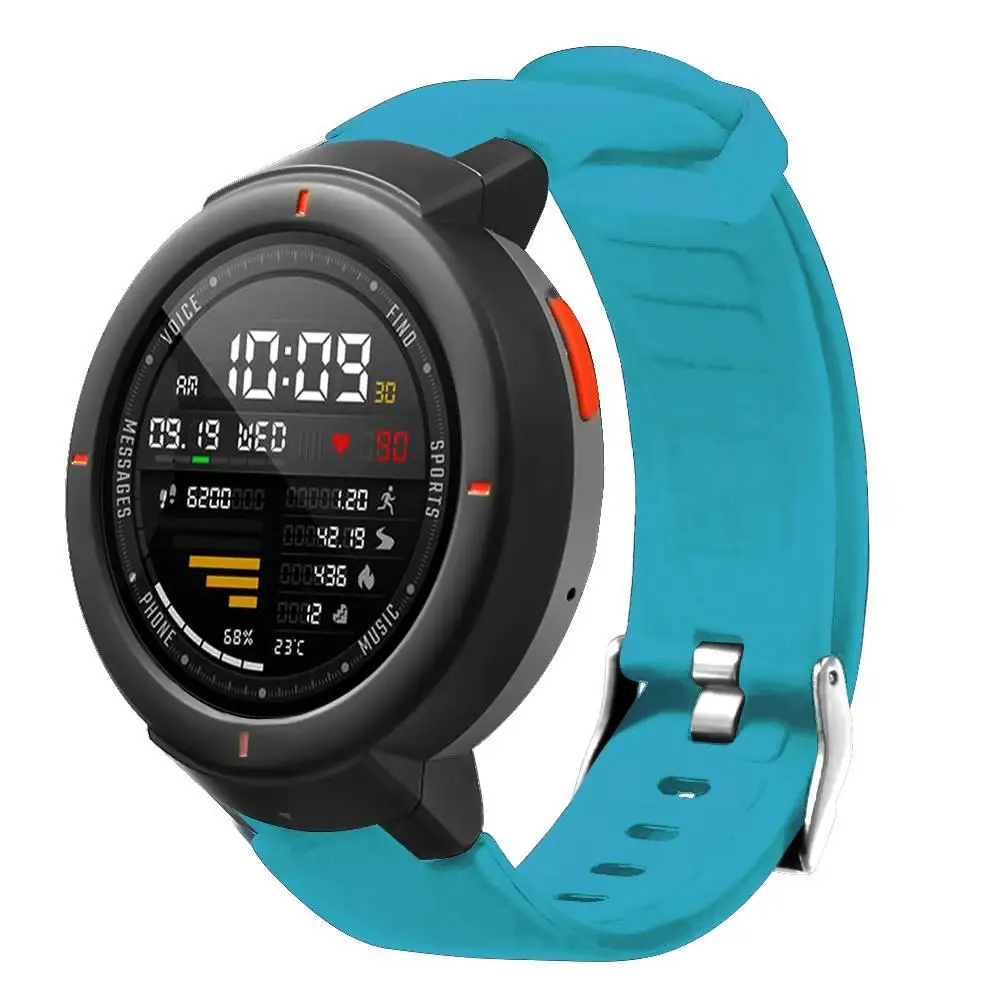 Мягкий сменный силиконовый ремешок для часов Amazfit Verge 20 мм для Huami Xiaomi Amazfit 3 Verge