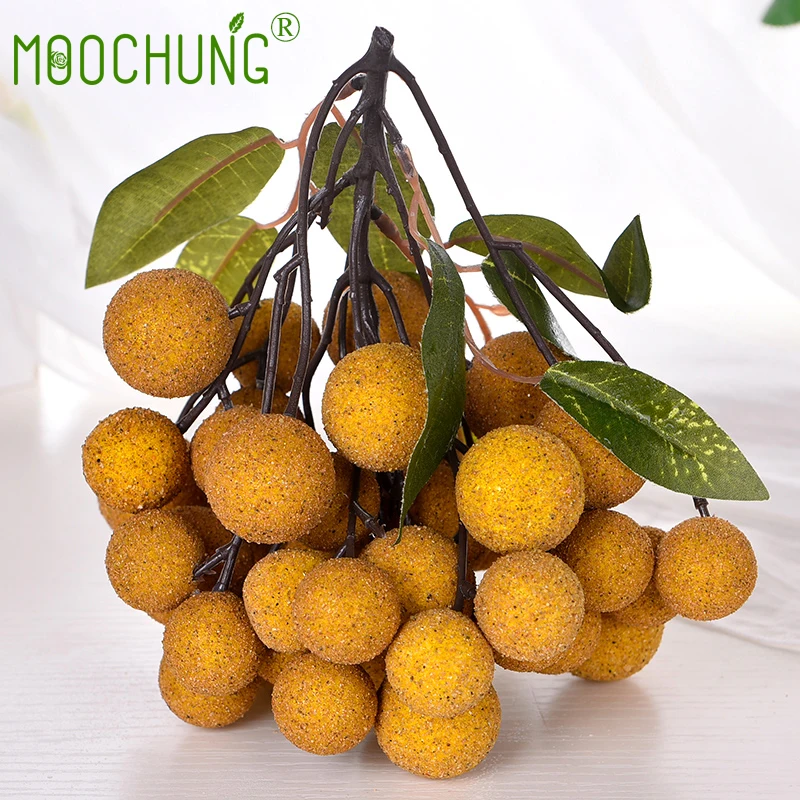 Искусственные фрукты моделирование Longan фото реквизит аксессуары праздничные