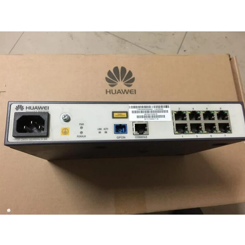 Hua Wei MA5626-8FE-AC 8 портов шасси GPON EPON SmartAX MA5626 8 порты Ethernet FTTH ONT SmartAX AC/8FE GPON ONT используется в FTTB