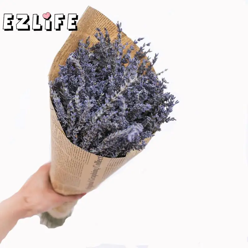 

One Bunch Of Lavender Natural Dried Flowers Bouquet Wedding Party Home Decoraion Handmade DIY Flower Shooting Props WED1407