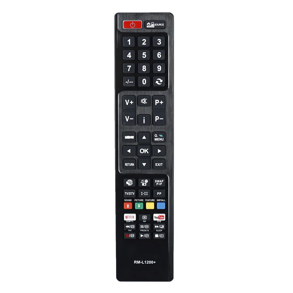 

Remote control RM-L1200+ Use For vestel LCD LED TV igihome Bush Telefunken Celcus Dual RC4870 controller huayu