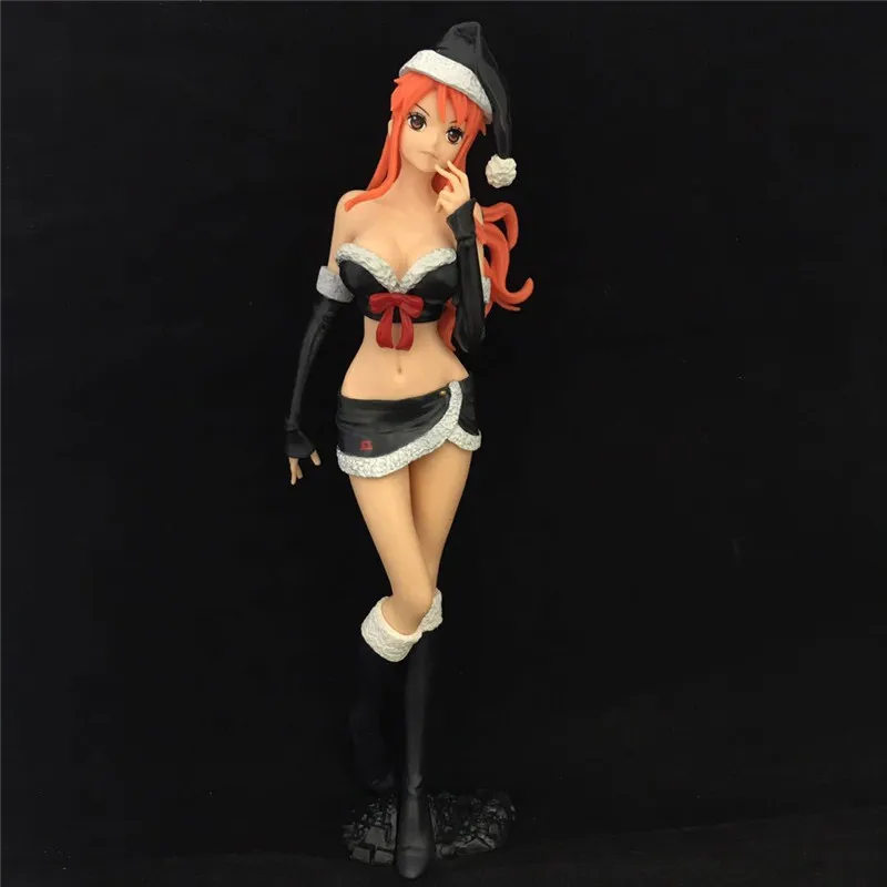 

25cm OP Nami Sexy Christmas Suit Standing Ver. PVC Action Figure OP Nami Show Suit Collection Model 2 Styles