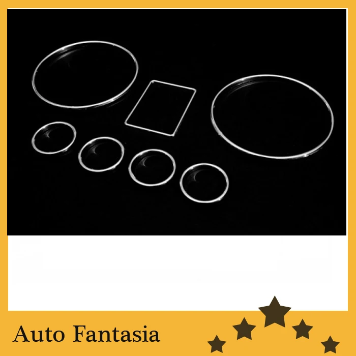 

Chrome dash gauge ring set - for Audi A4 b5