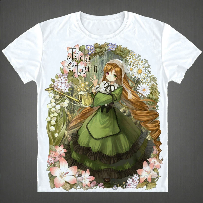 

Rozen Maiden Shinku summer t shirt men women short sleeve o-neck CLOTHES