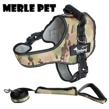 

MERLE PET NEW K9 Dog Harness Vest Comfortable And Breathable Handle Control Oxford Fabric For Big Large Medium Puppy Dogs A07017