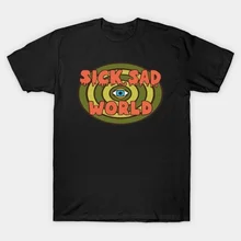 Kuakuayu HJN maglietta del mondo tristi di moda maglietta sarcastica di Daria maglietta di modo di estate maglietta casuale stampa Top Tees