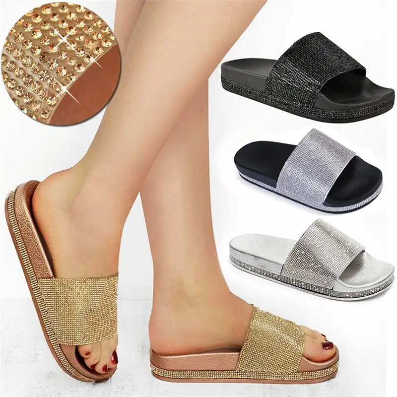 

2019 Fashion Summer Women Slippers Bohemia Gladiator Beach Flat Outdoor Slippers Ladies Female Footwear Women Shoes ADG41